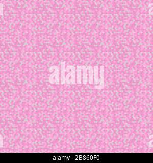 Mosaic hexagon vector seamless patern. Abstract mosaic geometric pink background. Pixel art. Graphic style for wallpaper, wrapping, fabric, background Stock Vector