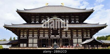 Great Buddha Hall Daibutsuden of Todaiji, Todai-ji, Nara, Japan Stock Photo