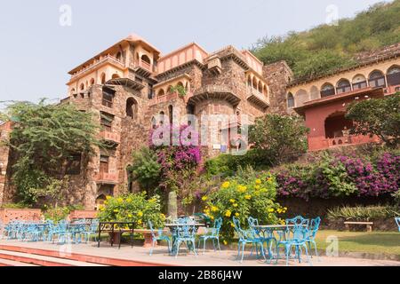 Neemrana, India - November 3 2018: Neemrana Fort Palace Stock Photo