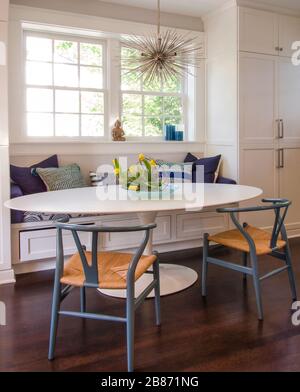 Whole House Tour, Breakfast table Stock Photo