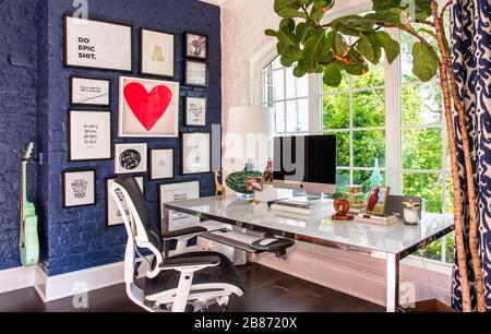 Home office and Den Stock Photo