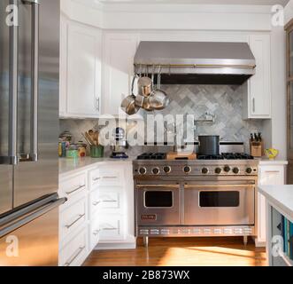 Modern Cottage Styled kitchen Stock Photo