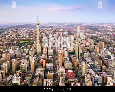 Architecture of downtown of Johannesburg, South Africa Stock Photo