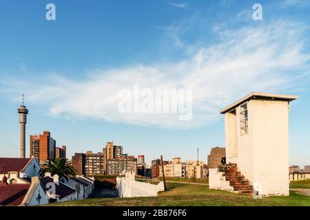 Famous Constitution Hill in downtown of Johannesburg, South Africa Stock Photo