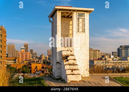 Famous Constitution Hill in downtown of Johannesburg, South Africa Stock Photo