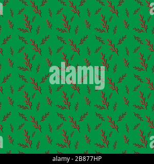 seamless pattern with orange flowers Stock Vector
