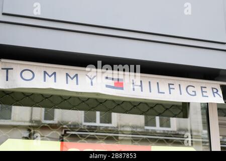 American premium clothing company, Tommy Hilfiger stall seen in a Macy's  department store in New York City. (Photo by Alex Tai / SOPA Images/Sipa  USA Stock Photo - Alamy