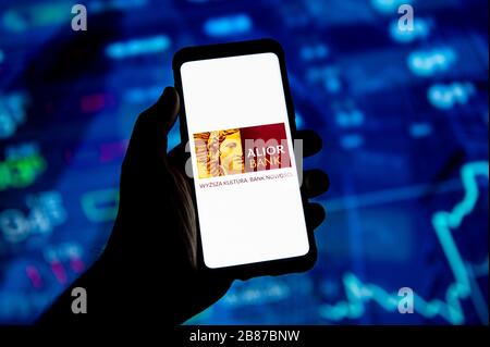 Poland. 19th Mar, 2020. In this photo illustration an Alior Bank Station logo seen displayed on a smartphone. Credit: Mateusz Slodkowski/SOPA Images/ZUMA Wire/Alamy Live News Stock Photo