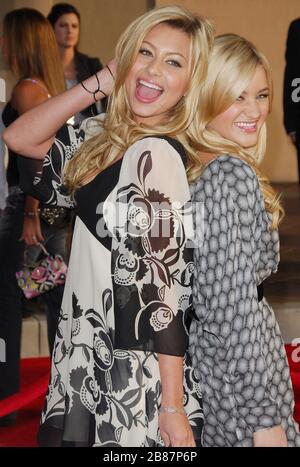 Aly & AJ Michalka at the 34th Annual American Music Awards held at the Shrine Auditorium in Los Angeles, CA. The event took place on Tuesday, November 21, 2006.  Photo by: SBM / PictureLux - File Reference # 33984-9857SBMPLX Stock Photo