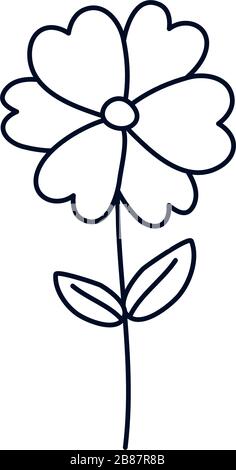 minimalistic flower graphic sketch drawing, trendy tiny tattoo design