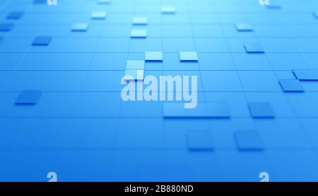 Abstract 3d render, futuristic design, modern background Stock Photo