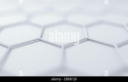 Abstract honeycomb background with bokeh effect. From series ...