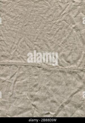 Gray linen texture for background. Canva surface texture Stock Photo