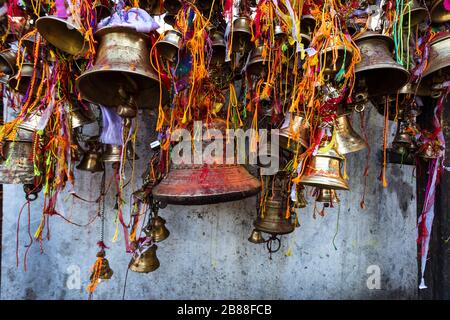 Temple Bells Stock Photo