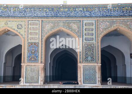 Herat Blue Mosque - Masjed Jame Herat, Afghanistan Stock Photo