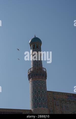 Herat Blue Mosque - Masjed Jame Herat, Afghanistan Stock Photo