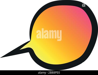 flat speech bubble shaped banners, price tags, stickers, badges. Vector illustration Stock Vector