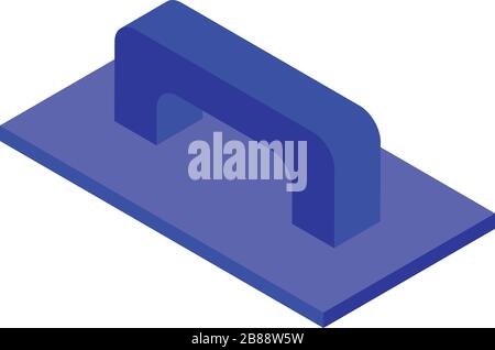 Grout tool icon, isometric style Stock Vector