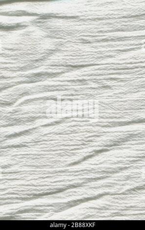 White linen canvas. Natural linen white background Stock Photo