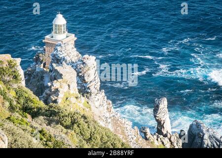 near Cape Town, South Africa - November 30, 2019 - Cape of Good Hope Lighthouse Stock Photo