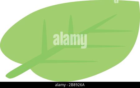 Apricot leaf icon, isometric style Stock Vector