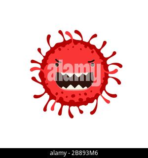 Germ or virus, bug, Infection, toxin vector illustration Stock Vector