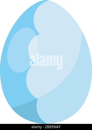 Decorated easter eggs icons Stock Vector