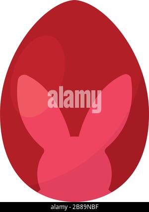Decorated easter eggs icons Stock Vector