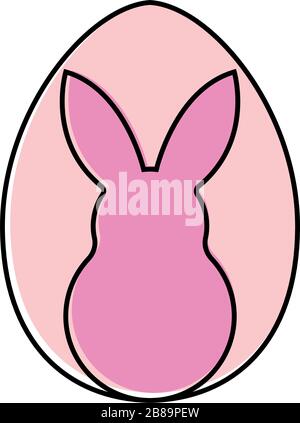Decorated easter eggs icons Stock Vector