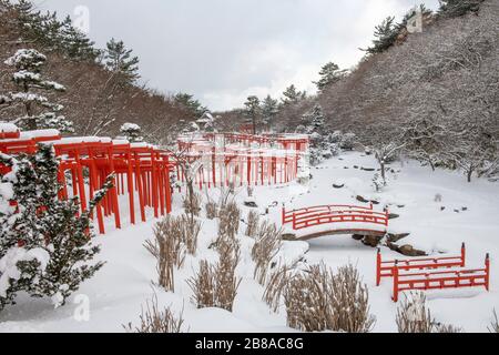 Takayama Inari Shrine Aomori Japan Stock Photo