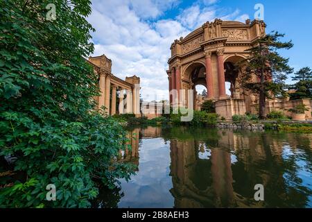 The Palace of Fine Arts in San Francisco Stock Photo