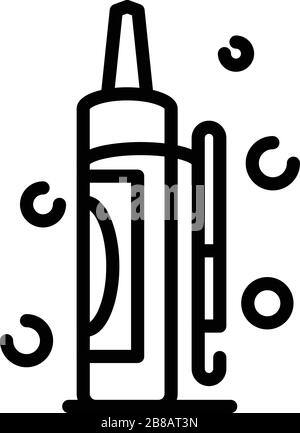 Polyurethane foam icon, outline style Stock Vector