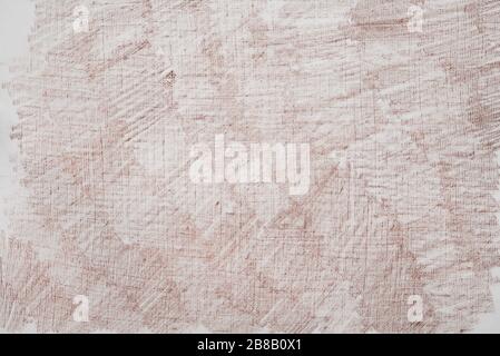 brown color crayon doodles on paper background texture Stock Photo