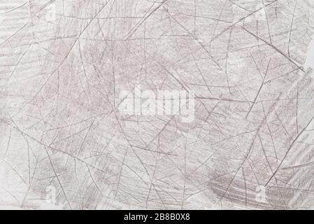 brown color crayon doodles on paper background texture Stock Photo