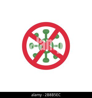 Stop Coronavirus 2019-nCov novel coronavirus concept resposible for asian flu outbreak and coronaviruses influenza pandemic. oronavirus hand drawn Stock Vector
