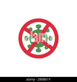 Stop Coronavirus 2019-nCov novel coronavirus concept resposible for asian flu outbreak and coronaviruses influenza pandemic. oronavirus hand drawn Stock Vector