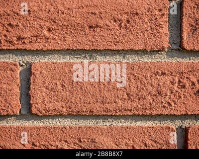 Red bricks wall pattern. Brick wall background texture. Stock Photo