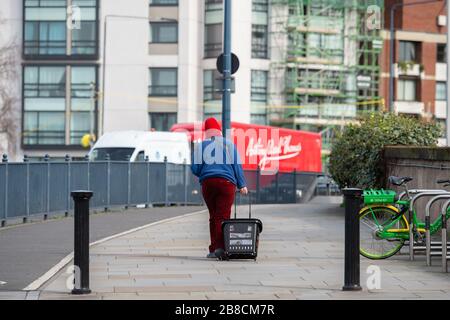 London, UK. 21st Mar, 2020. in the wake of the GovernmentÕs decision to shut pubs, restaurants and cafes. Photo by Salvio Calabrese.Editorial use only Credit: THX Images/Alamy Live News Stock Photo