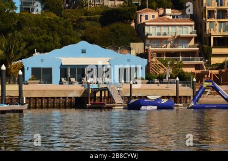 Balboa Harbor Huntington Beach Stock Photo