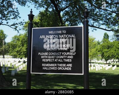 Arlington National Cemetery. Stock Photo