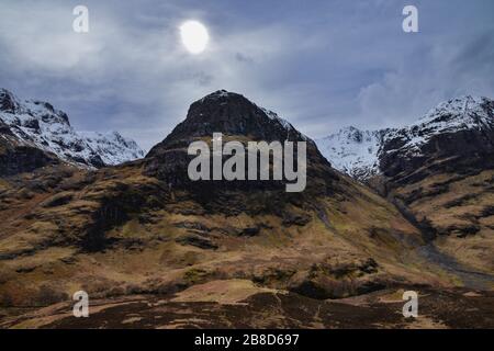 The Three sisters of Glencoe taken from the A82 Viewpoint. Classic ...