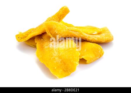 dried mango isolated on white background Stock Photo