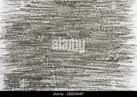 gray vax color  crayon on white paper background texture Stock Photo
