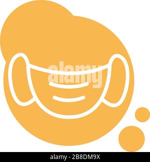 face mask accessory block style Stock Vector Image & Art - Alamy