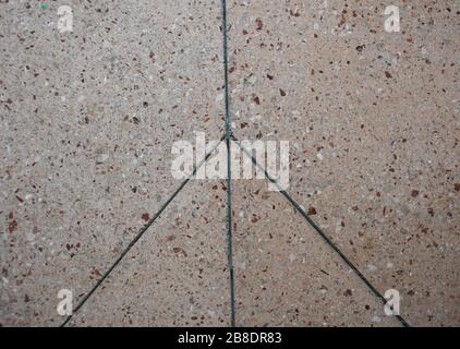 concrete floor with marble chips background texture Stock Photo