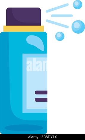 disinfectant spray bottle product detaild style Stock Vector