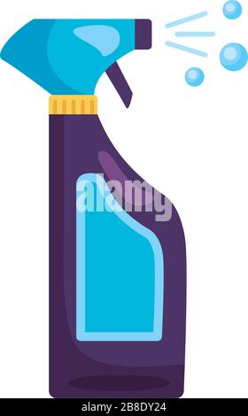 disinfectant spray bottle product detaild style Stock Vector