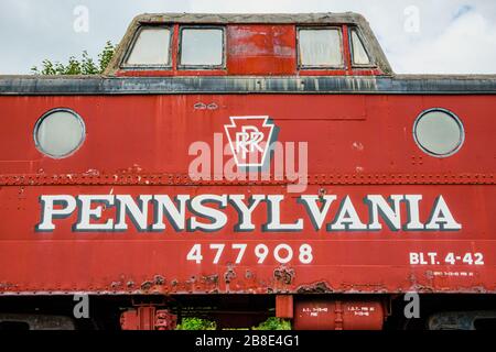 Roaring Spring Railroad Station and Historical Society, 500 Main Street, Roaring Spring, PA Stock Photo