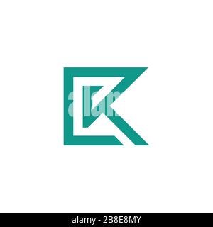 Initial letter k logo design template Stock Vector