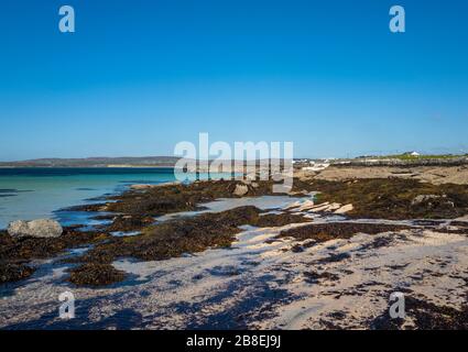 Mannin beach, Connemara. Connemara National Park is one of six national parks in Ireland. Stock Photo